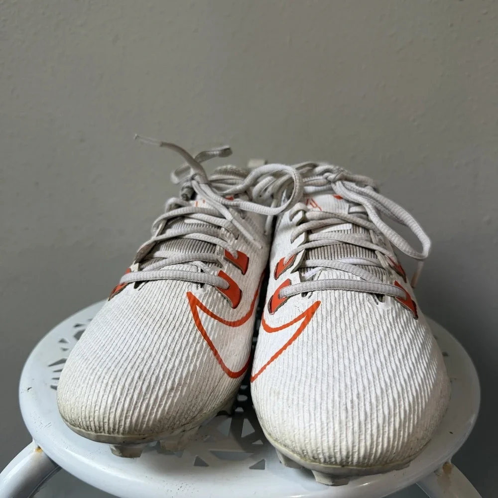 Nike Vapor Edge Speed 360 2 TB White Orange Cleats Men's Size 9